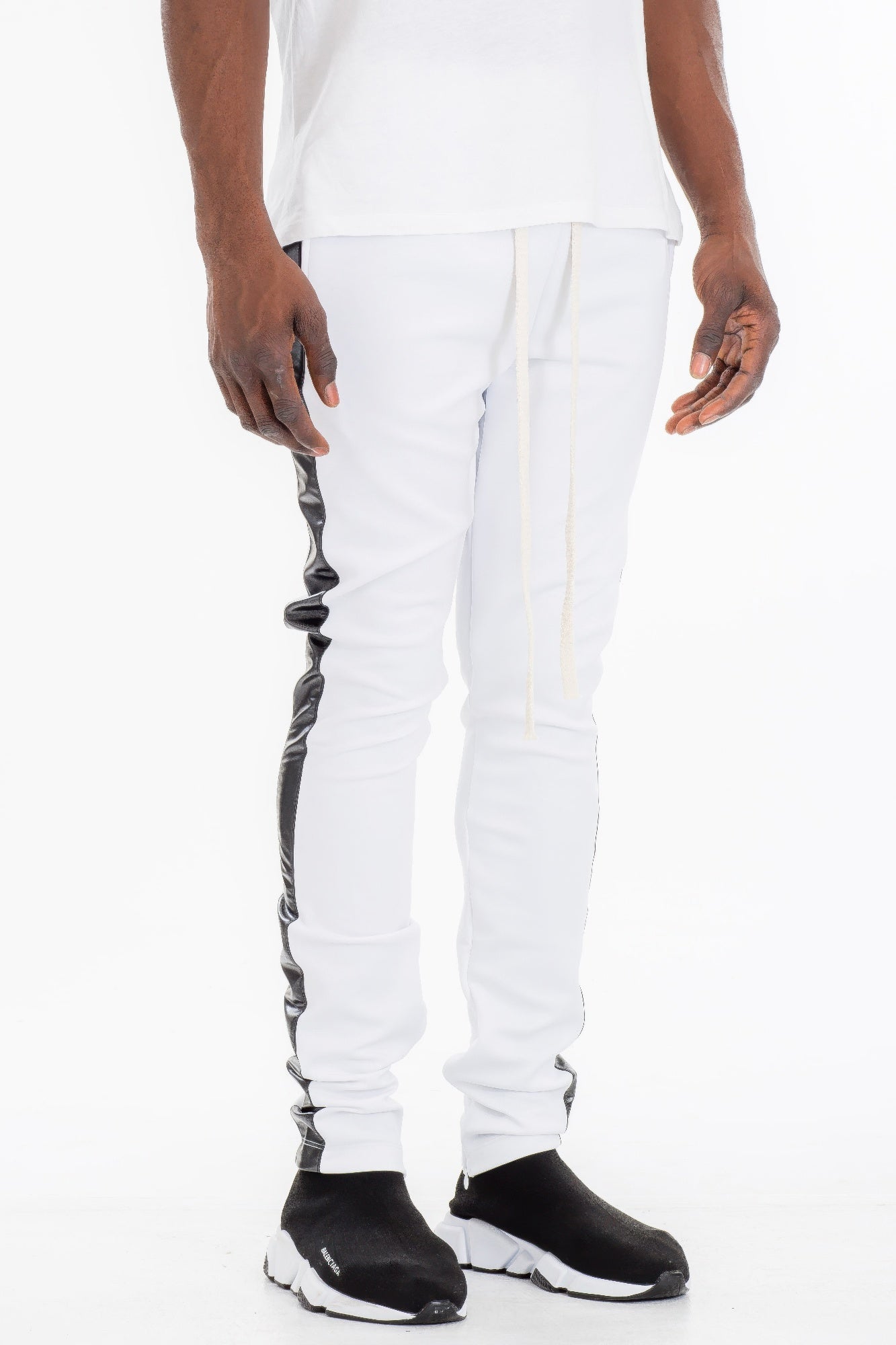 Leather Tape Track Pants – New Arrival Now Live