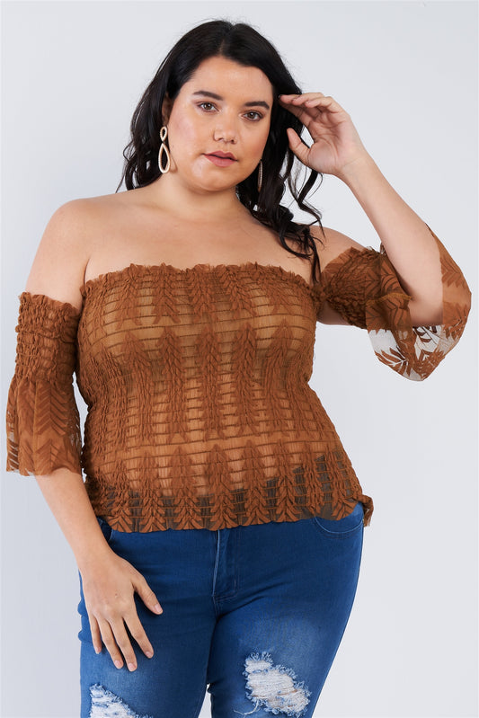 Off The Shoulder Plus Size Top – Stylish & Comfortable – men’s fashion, stylish and versatile