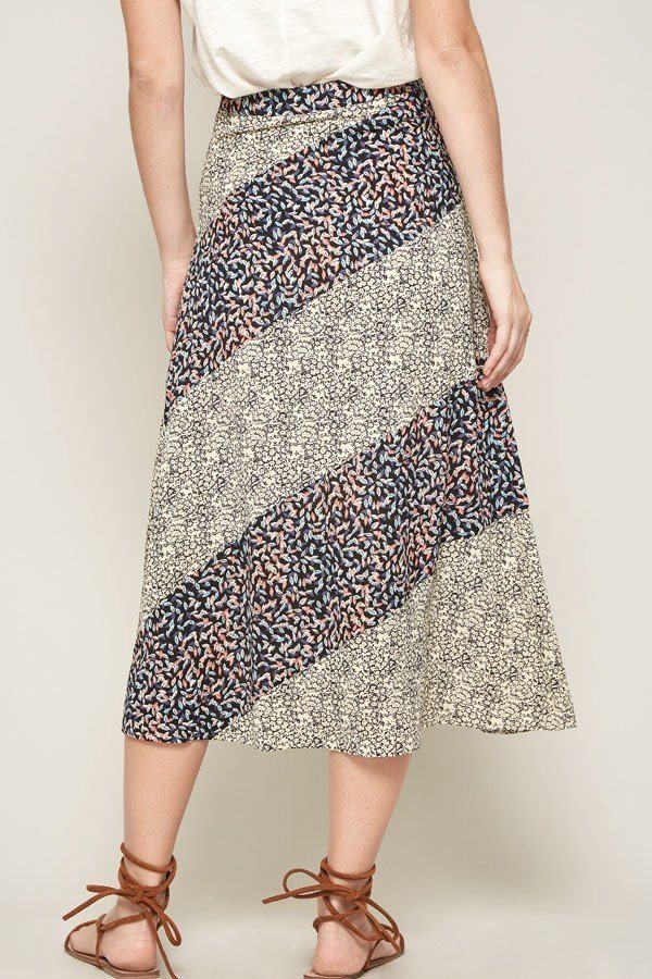 A Floral-print Woven Midi Skirt-Product Type | Naughty Smile Fashion