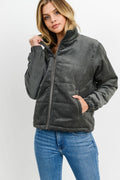 Puffy Long Sleeves Jacket-Product Type | Naughty Smile Fashion