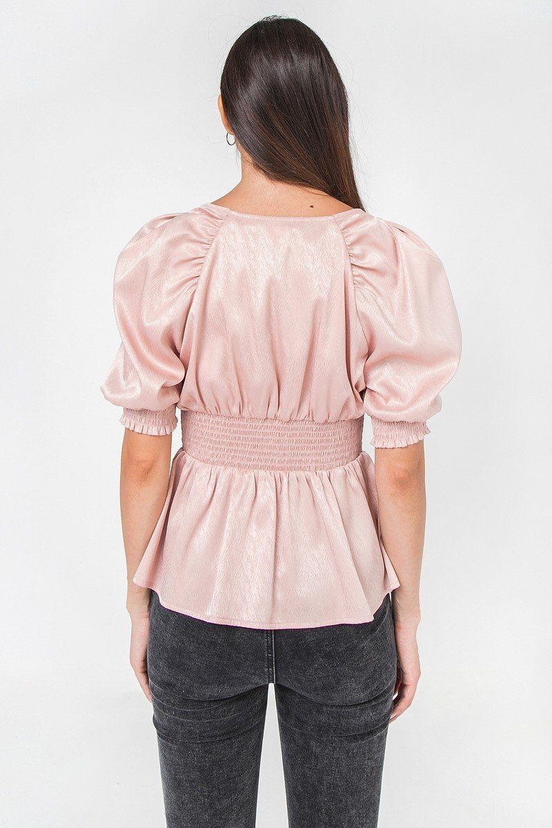 A Solid Sateen Top-Product Type | Naughty Smile Fashion