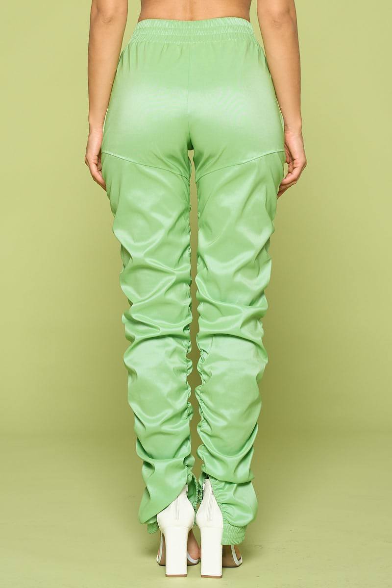 Leather Pu Ruched Pants-Product Type | Naughty Smile Fashion