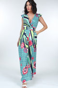 Ruffle Sleeve Surplice Jumpsuit-Product Type | Naughty Smile Fashion
