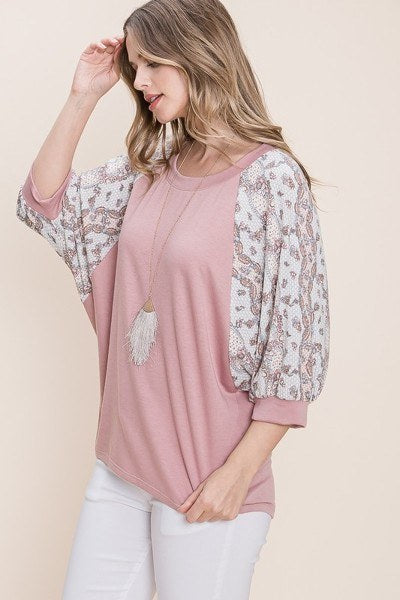 Solid French Terry Fashion Top-Product Type | Naughty Smile Fashion