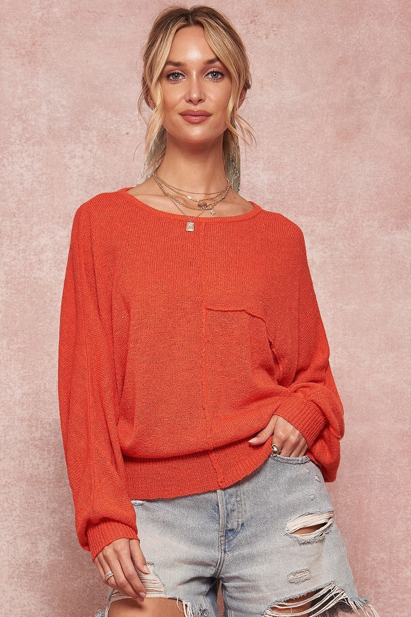 A Solid Knit Sweater-Product Type | Naughty Smile Fashion