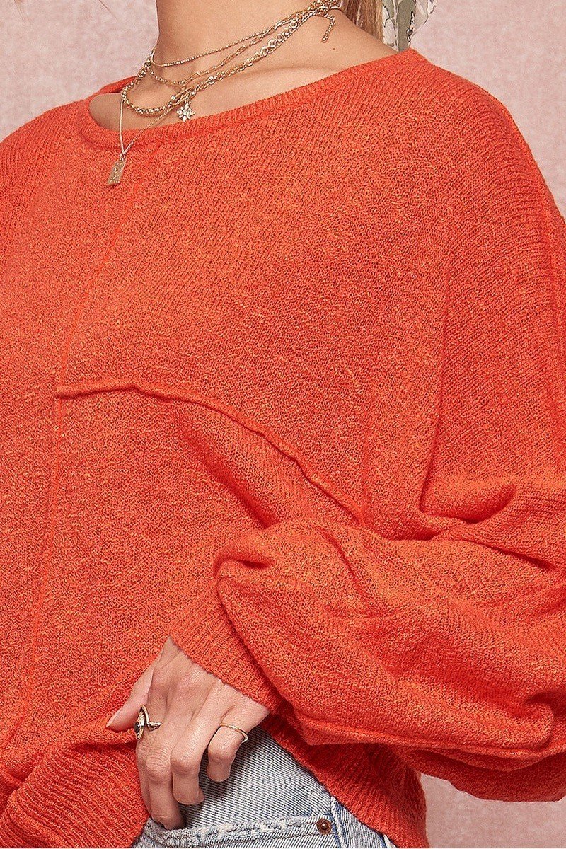 A Solid Knit Sweater-Product Type | Naughty Smile Fashion