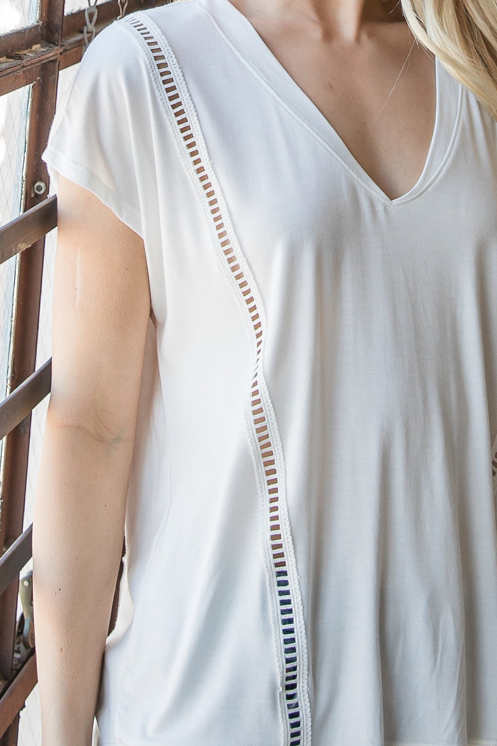 Short Sleeve V Neck Top-Product Type | Naughty Smile Fashion