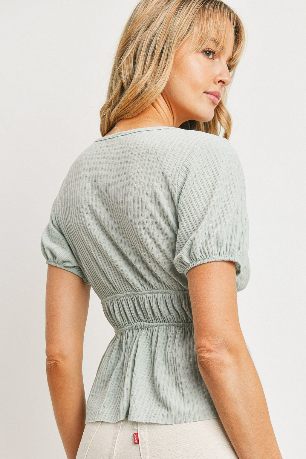 Front Tie Cut Edge Top-Product Type | Naughty Smile Fashion