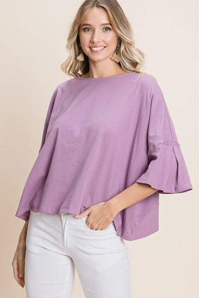 Solid Cotton Casual Top-Product Type | Naughty Smile Fashion