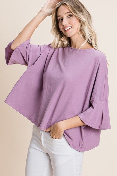 Solid Cotton Casual Top-Product Type | Naughty Smile Fashion
