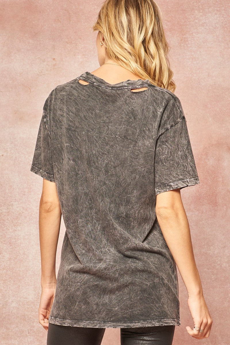 A Mineral Washed Graphic T-shirt-Product Type | Naughty Smile Fashion