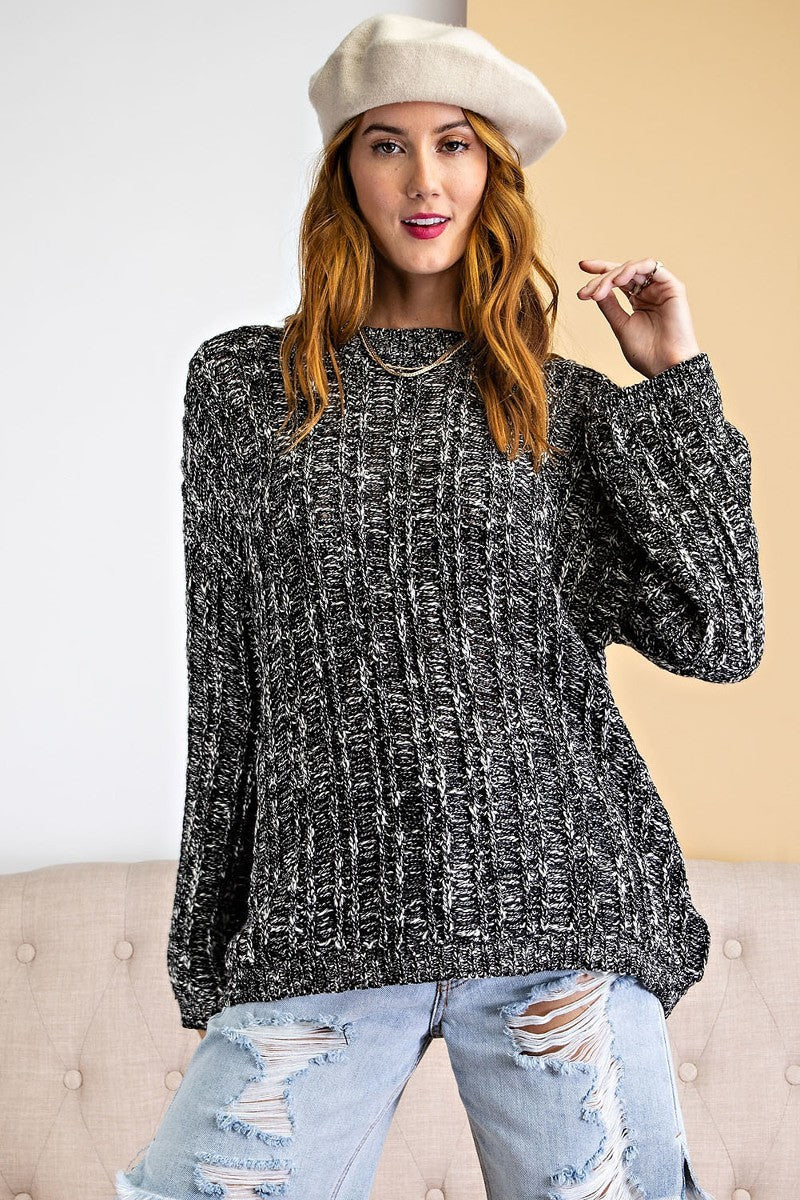 Textured Knitted Sweater-Product Type | Naughty Smile Fashion