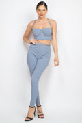 Stone Embellished Top And Pants Set-Product Type | Naughty Smile Fashion