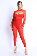 Mesh Crop Jumpsuit Set-Product Type | Naughty Smile Fashion
