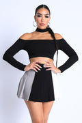 Choker Off-shoulder Top Set-Product Type | Naughty Smile Fashion