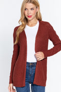 Long Slv Open Front Sweater Cardigan-Product Type | Naughty Smile Fashion