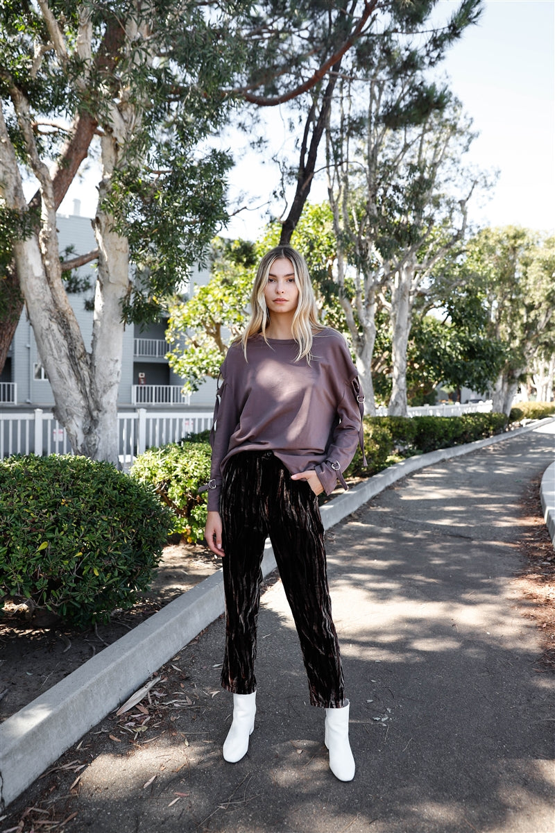 Long Sleeve Cut-out Sweater-Product Type | Naughty Smile Fashion