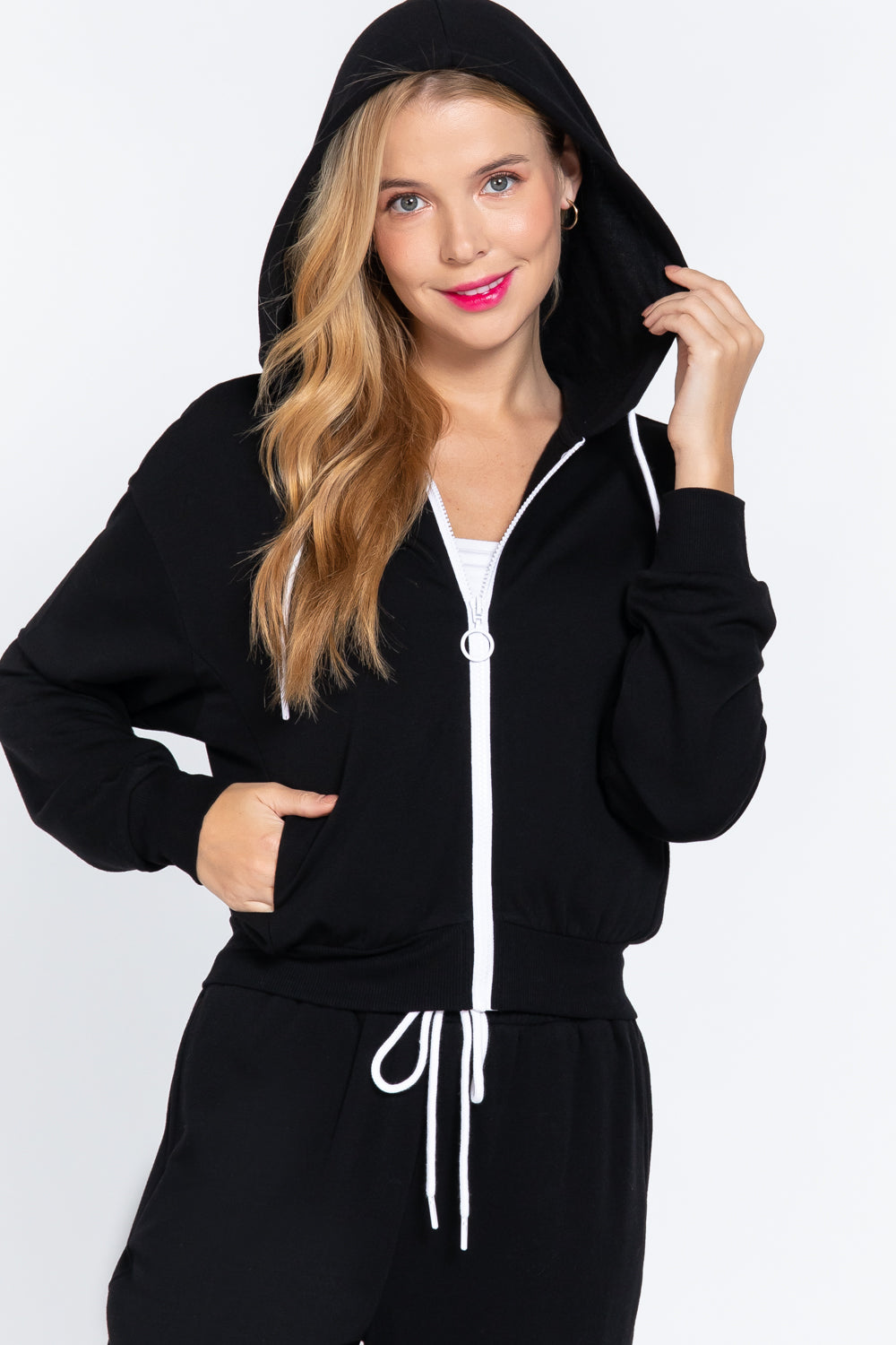 Fleece French Terry Jacket-Product Type | Naughty Smile Fashion