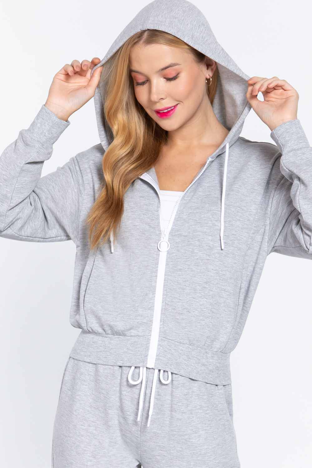 Fleece French Terry Jacket-Product Type | Naughty Smile Fashion
