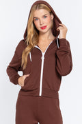 Fleece French Terry Jacket-Product Type | Naughty Smile Fashion