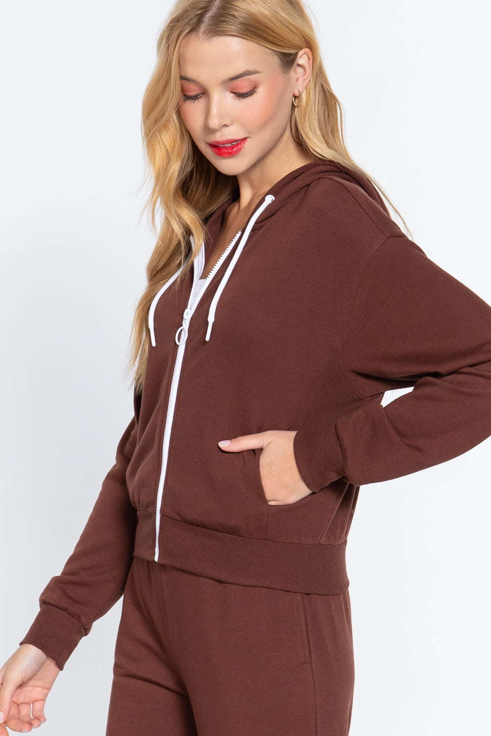 Fleece French Terry Jacket-Product Type | Naughty Smile Fashion