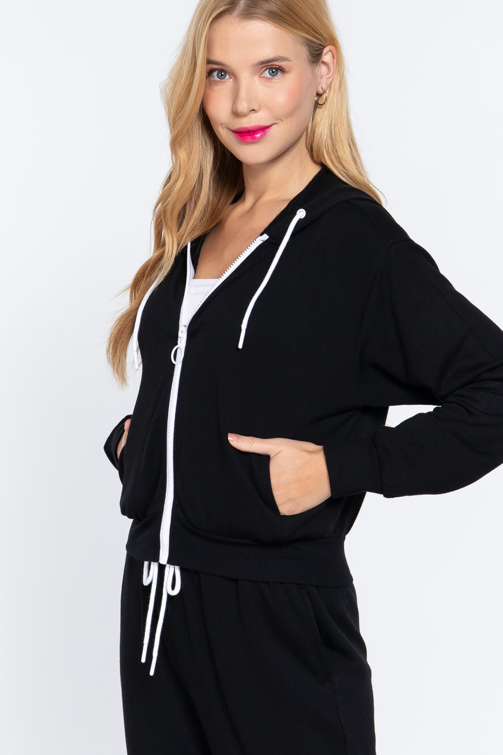 Fleece French Terry Jacket-Product Type | Naughty Smile Fashion