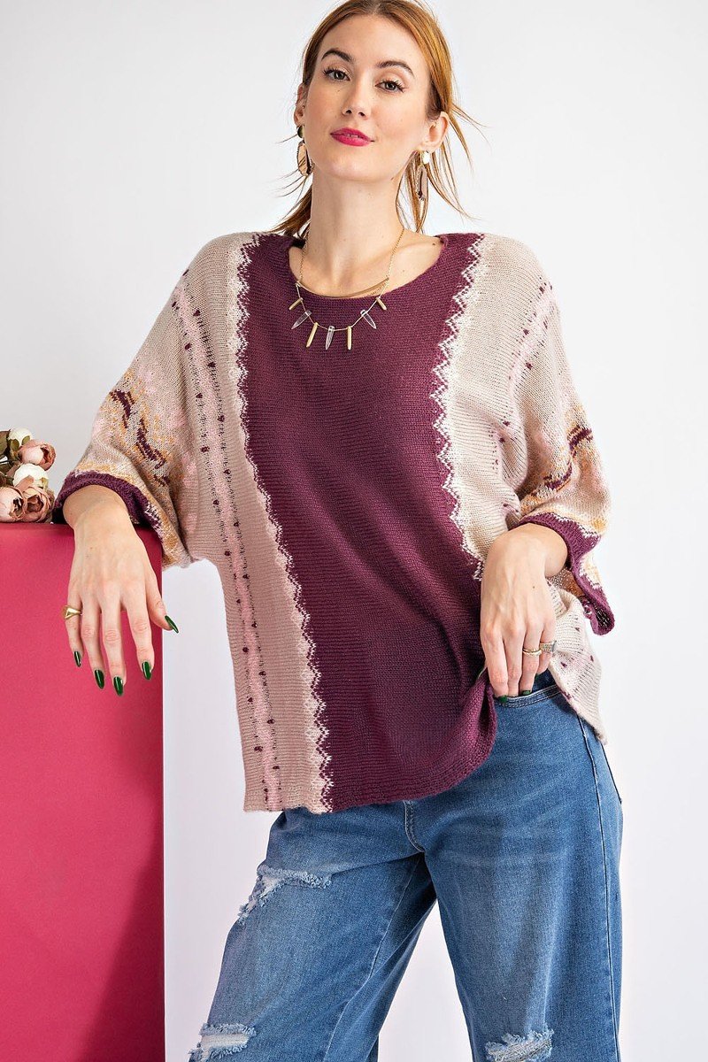Multi Color Thread Sweater-Product Type | Naughty Smile Fashion