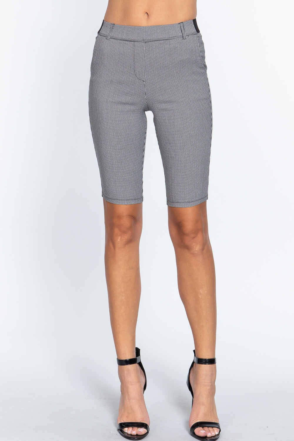 Jacquard Bengaline Bermuda Pants-Product Type | Naughty Smile Fashion