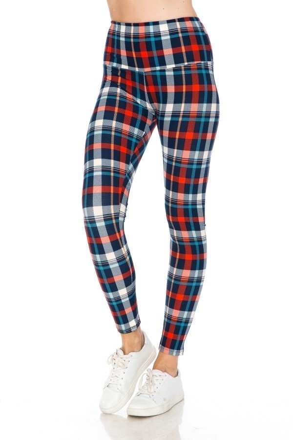 5-inch Long Yoga Style Banded Lined Tie Dye Printed Knit Legging With High Waist.-Product Type | Naughty Smile Fashion