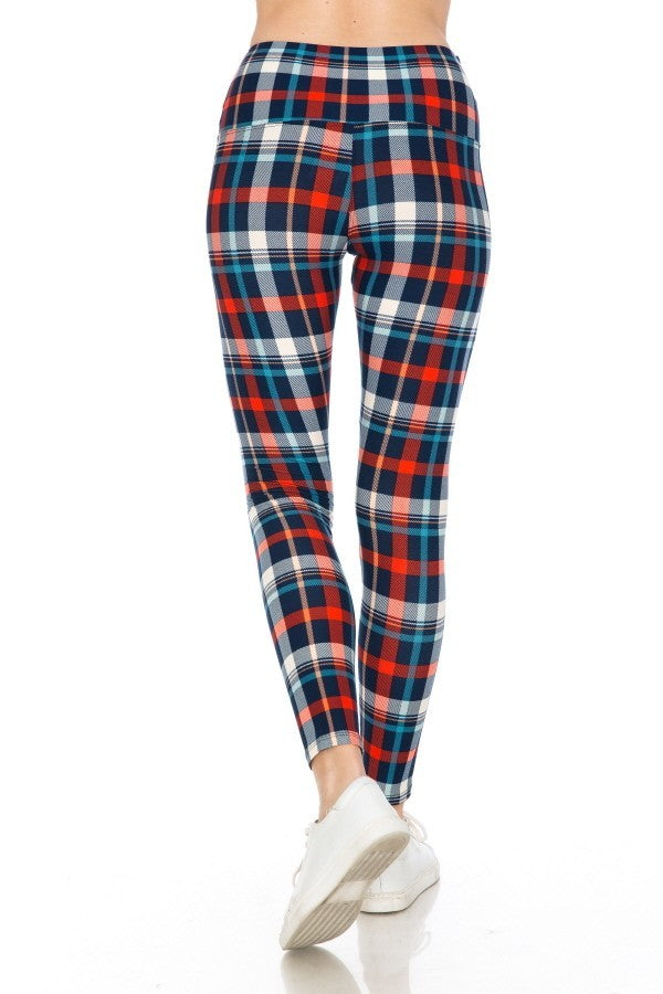 5-inch Long Yoga Style Banded Lined Tie Dye Printed Knit Legging With High Waist.-Product Type | Naughty Smile Fashion