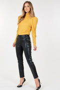 Animal Skin Vinyl Ankle Pants-Product Type | Naughty Smile Fashion