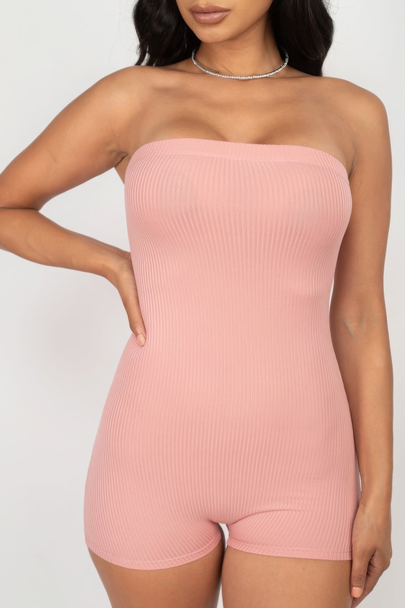 Fitted Tube Romper-Product Type | Naughty Smile Fashion