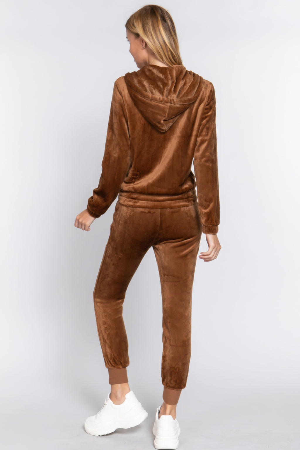 Faux Fur Jacket & Jogger Pants Set-Product Type | Naughty Smile Fashion