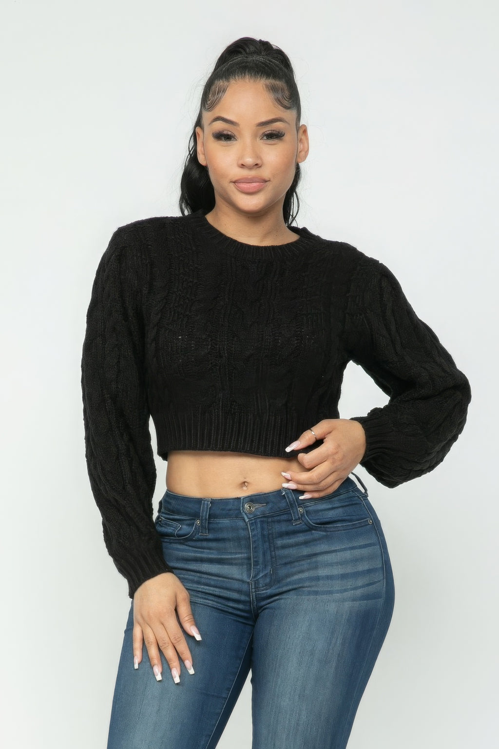 Cable Pullover Top-Product Type | Naughty Smile Fashion