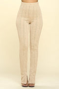 Knit High Rise Leggings-Product Type | Naughty Smile Fashion