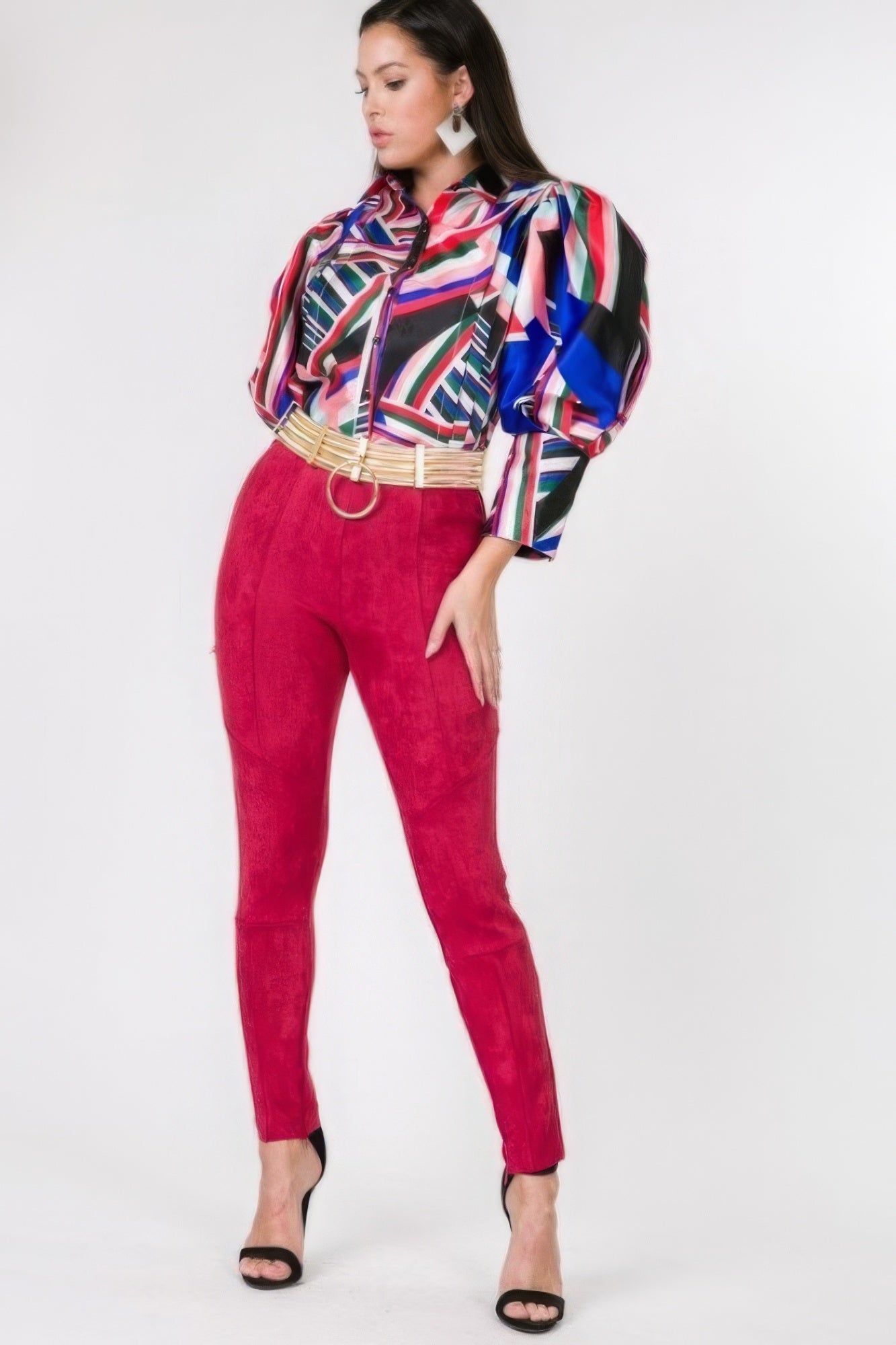 Faux Suede Skinny Pants-Product Type | Naughty Smile Fashion