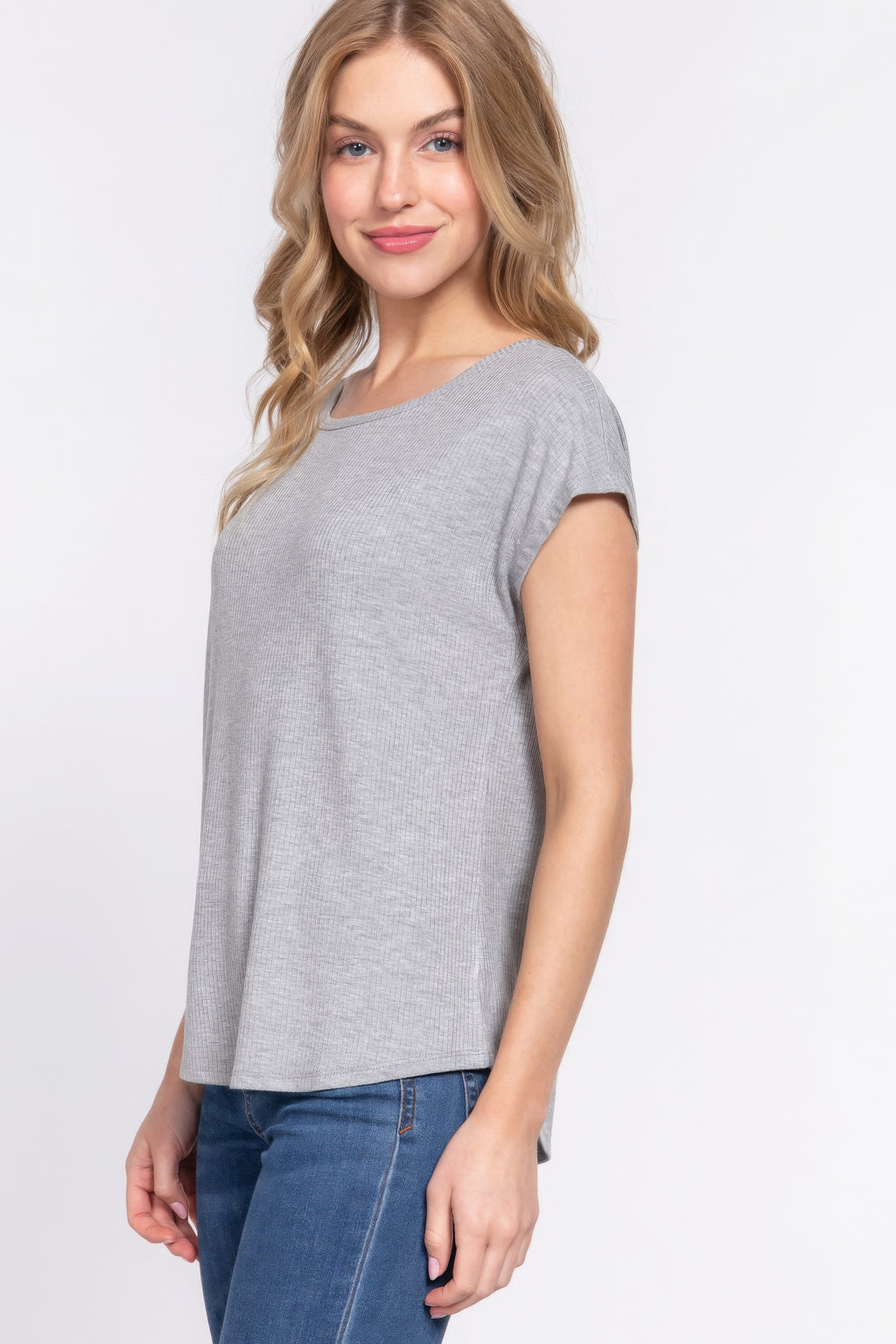 Short Dolman Slv Rib Knit Top-Product Type | Naughty Smile Fashion