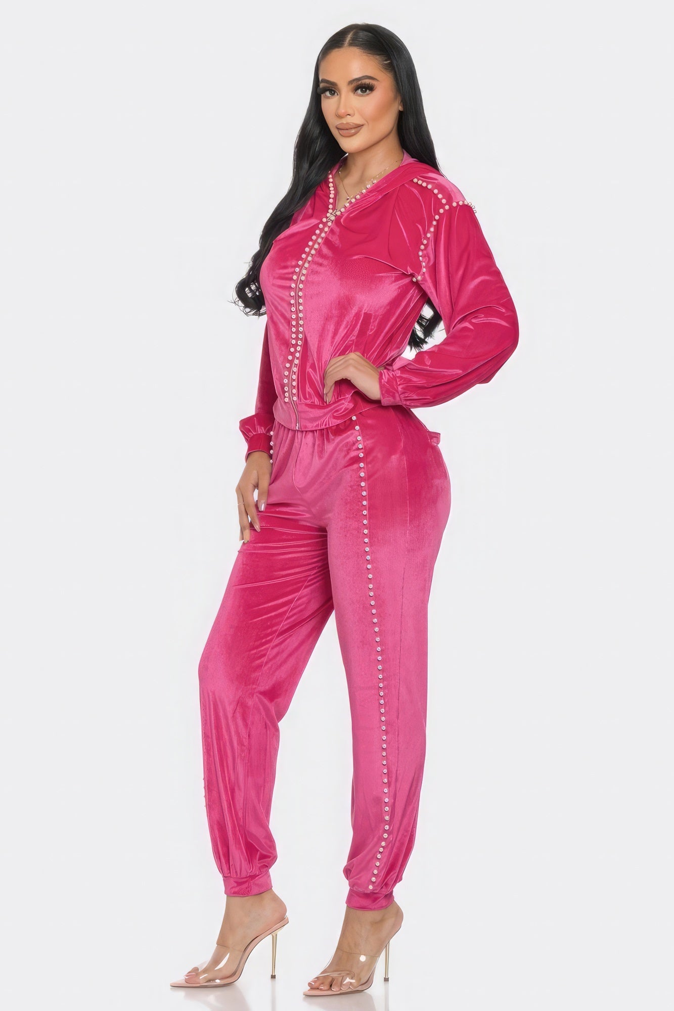 Jogger With Pearls Set-Product Type | Naughty Smile Fashion