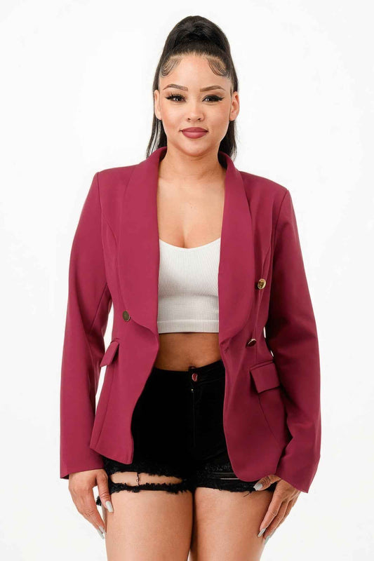 Sale - Double Breasted Blazer - Stylish Double Breasted Blazer Jacket for Men/Women – On Sale Now