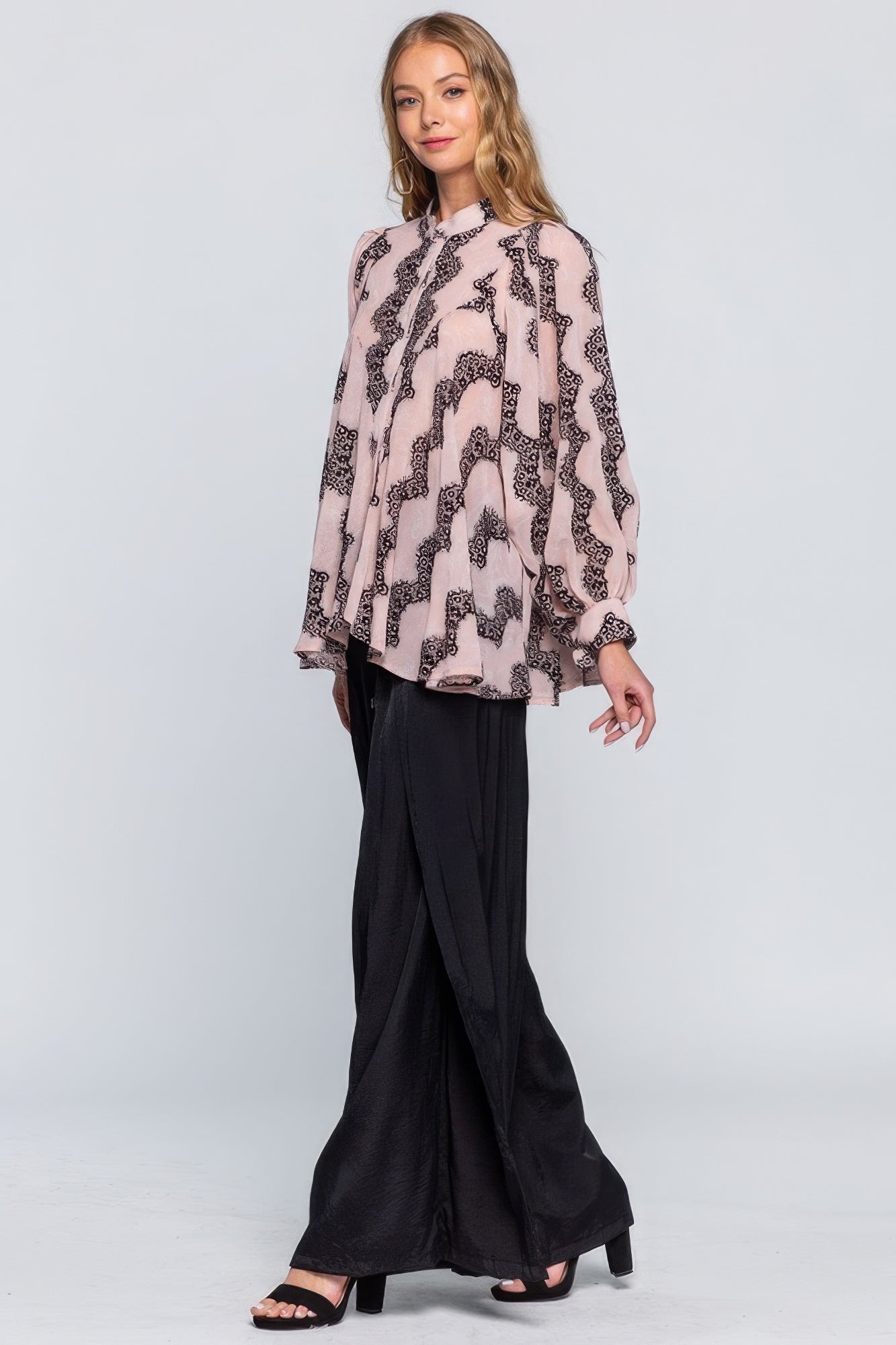 See Through Shirt With Lace Detail-Product Type | Naughty Smile Fashion