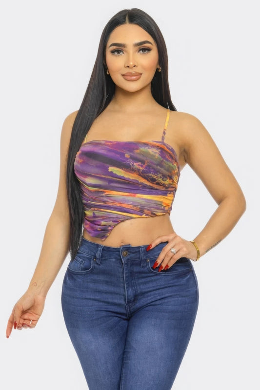 Sale - Mesh Print Top Dress for Stylish Everyday Wear – On Sale Now