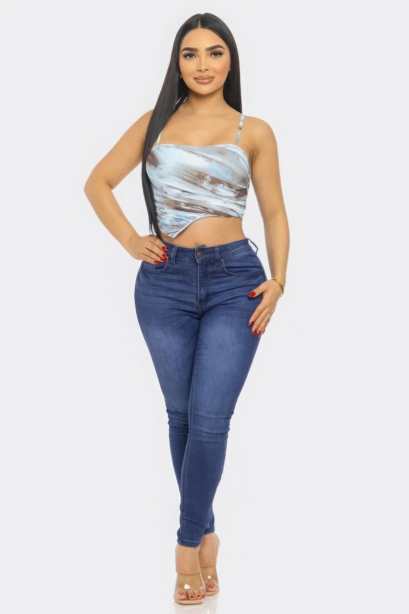 Mesh Print Top-Product Type | Naughty Smile Fashion