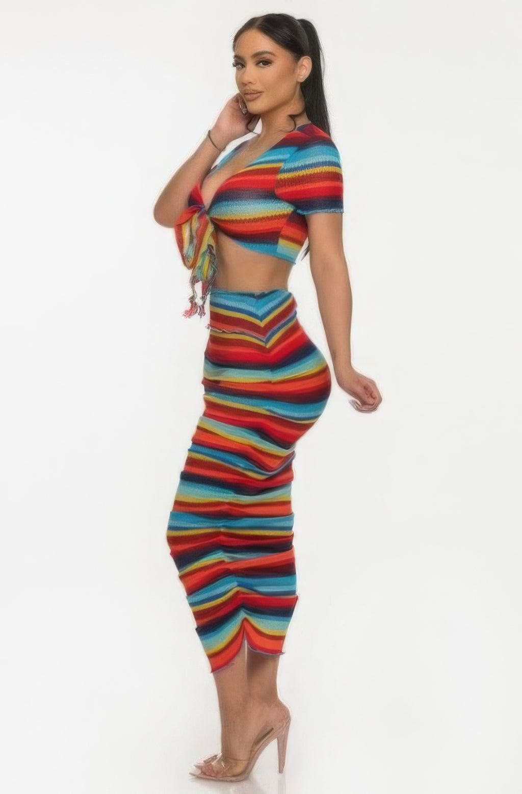 Color Me Mine Beach Sarong Skirt Set-Product Type | Naughty Smile Fashion