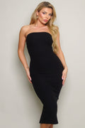 Knit Tube Midi Dress-Product Type | Naughty Smile Fashion