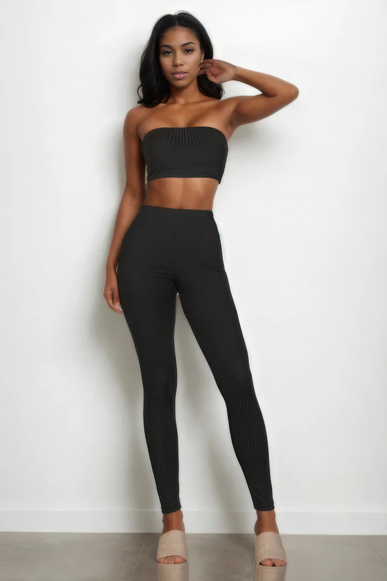 Ribbed Tube Top & Leggings Set-Product Type | Naughty Smile Fashion