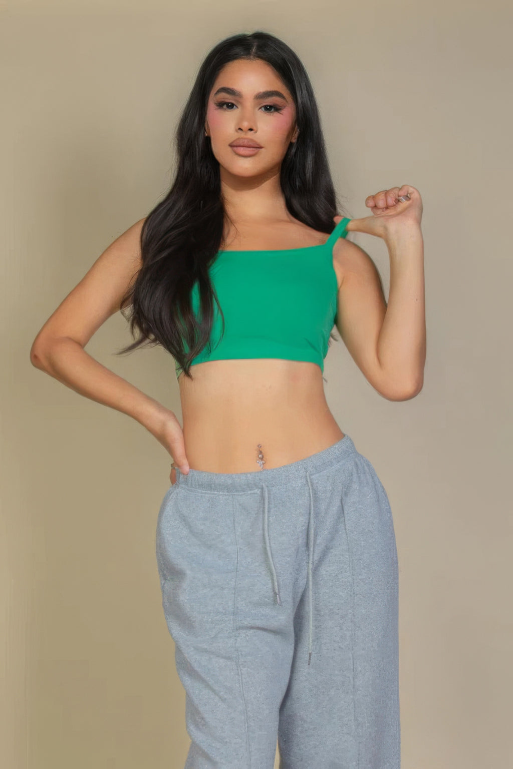 Ribbed Knit Cami Crop Top-Product Type | Naughty Smile Fashion