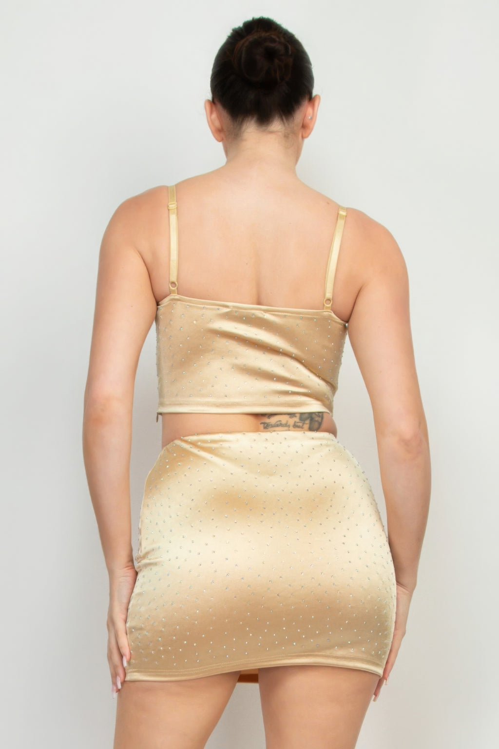 Sweetheart Bustier Rhinestones Crop Top-Product Type | Naughty Smile Fashion