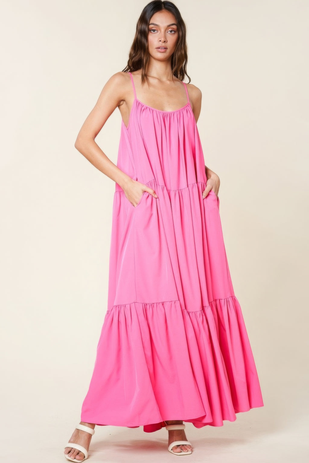 Maxi Sun Dress With Pockets-Product Type | Naughty Smile Fashion