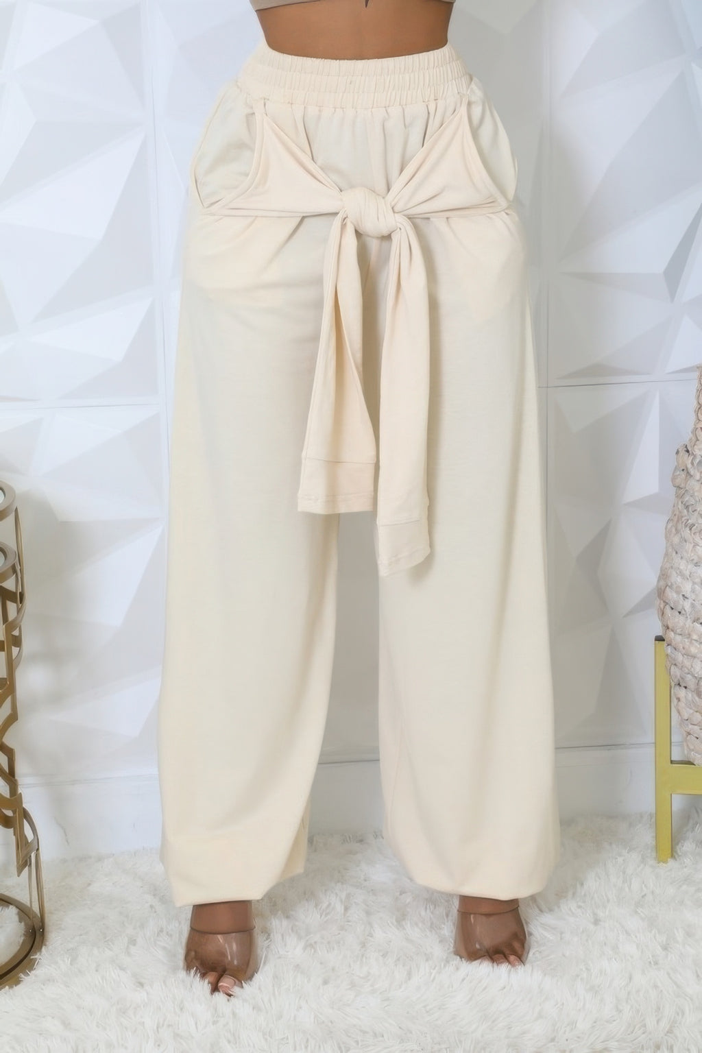 High-waisted Stretch Pants-Product Type | Naughty Smile Fashion