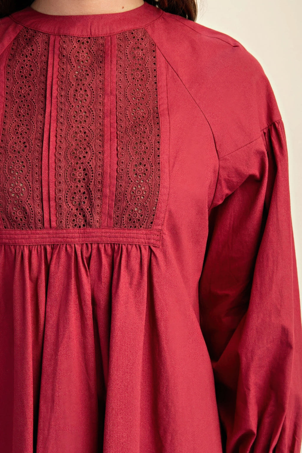 Long sleeve mini dress with lace detail-Product Type | Naughty Smile Fashion